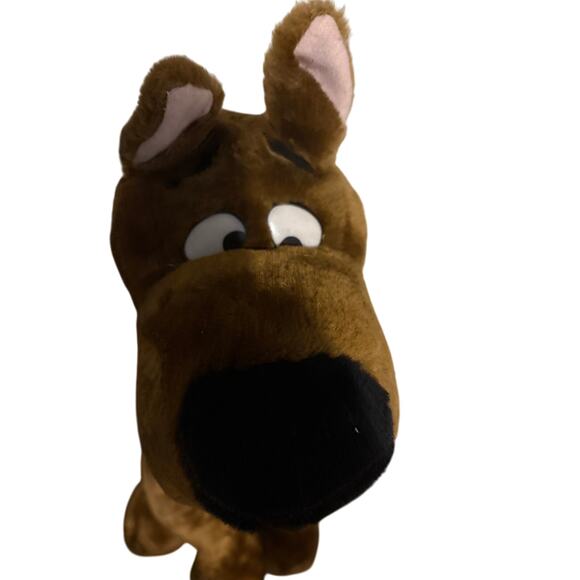 Vintage 1998 Scooby Doo Plush Cartoon Network Sitting Dog 17” - Picture 3 of 7